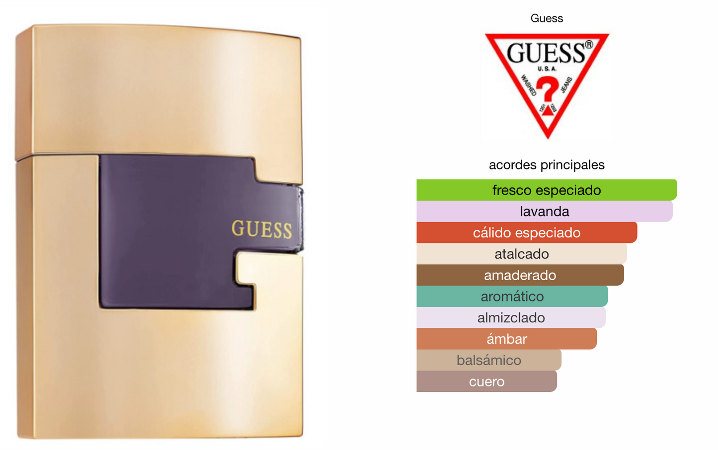 Guess Gold Kit de 3 piezas para caballero