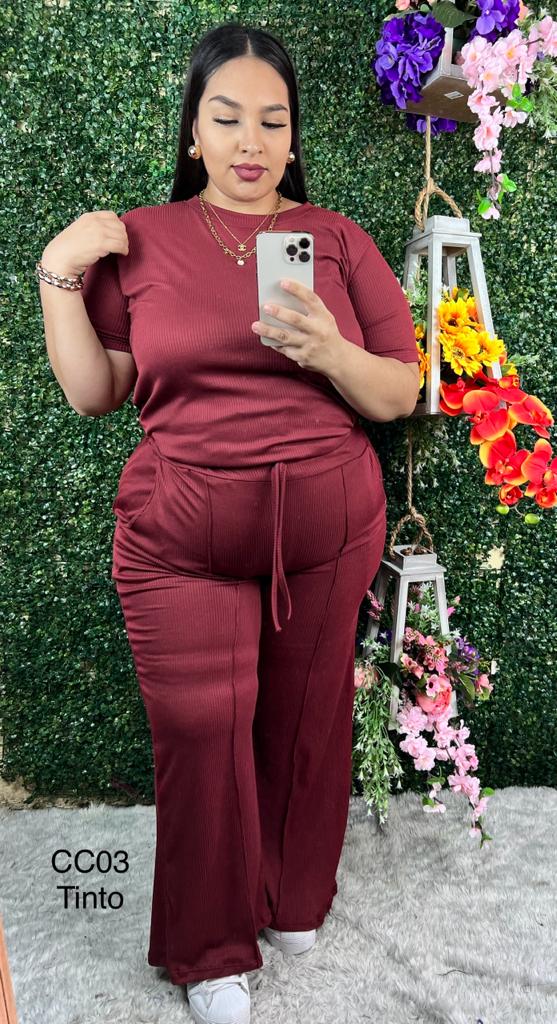 Vestido Rib Moda Curvy Dama