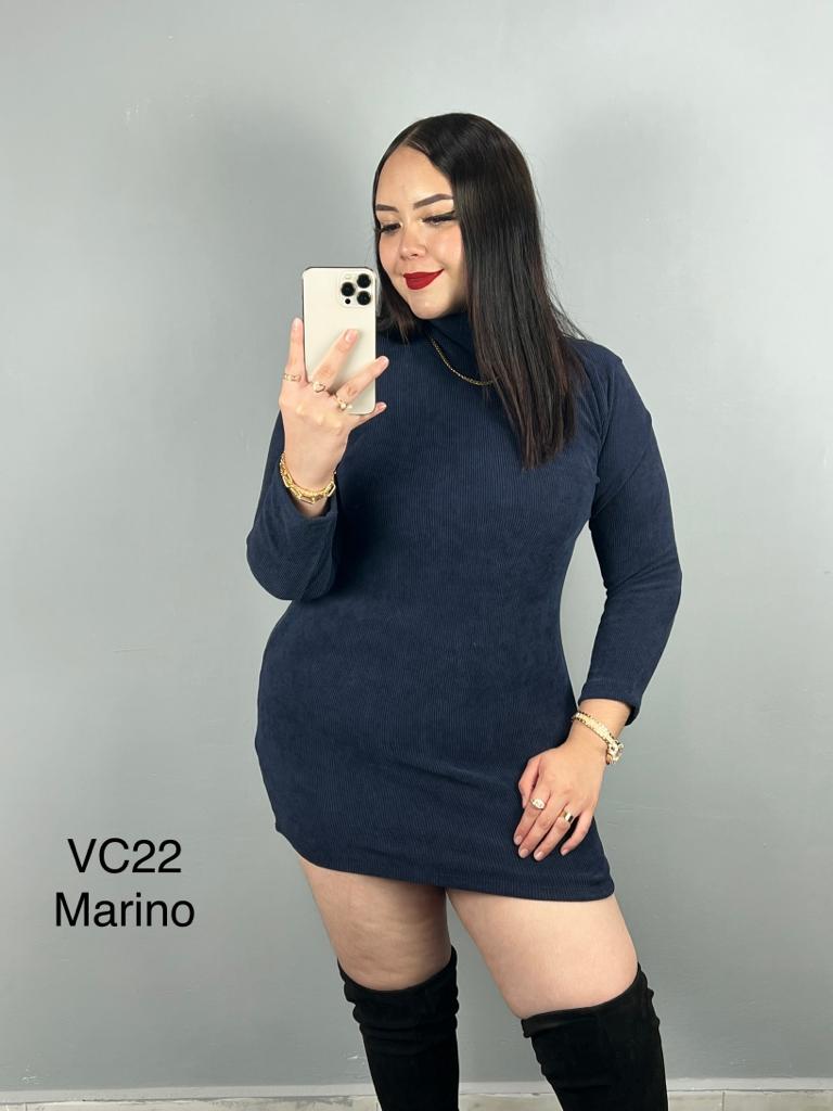 Vestido Pana Doble Stretch Moda Curvy